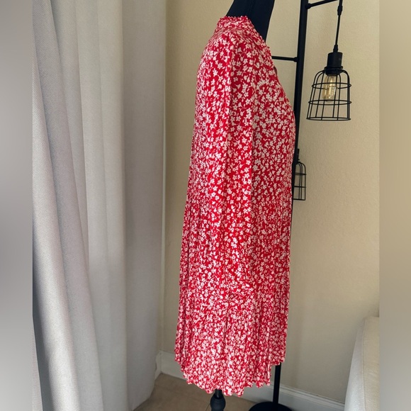 J. Crew Floral Classic Shirt Dress in Tossed Boutique Flowy Minimalist Print - Picture 3 of 6